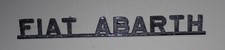 FIAT ABARTH EMBLEMA FREGIO SCRITTA STEMMA LOGO ORIGINALE D'EPOCA