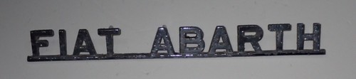 Fiat abarth emblema fregio - emblema,