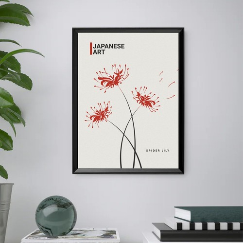 Quadro vintage fiori - vintage, "spider