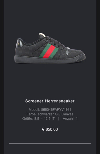 Gucci screener sneaker - screener, gg