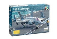 ITALERI, Aereo da caccia LOCKHEED F-35C Lightning II da assemblare e dipinger...
