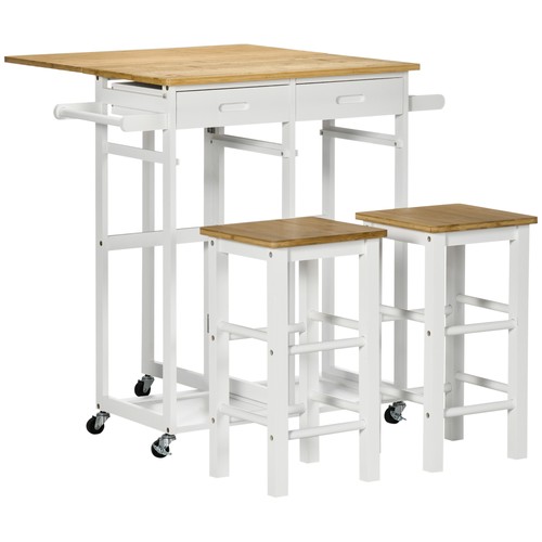 Homcom carrello colazione - carrello, da