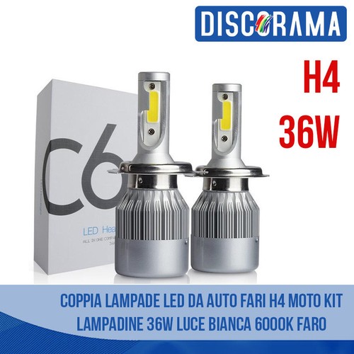 Led auto lampade fari coppia - auto,