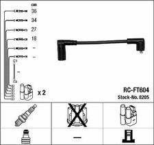RC-FT604 - SET CAVI ACCENSIONE