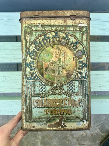 Scatola latta liberty 1910 - scatola,