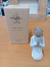 Willow Tree Preghiera Di Pace Resina, Design Di Susan Lordi, 10 Cm, Beige.