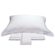 TRUSSARDI COMPLETO LENZUOLA MATRIMONIALE 2 PIAZZE IN RASO 100% COTONE - STITCH