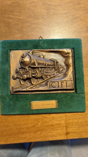Placca bronzo treno - in, cifi