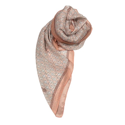 Sciarpa donna seta rosa