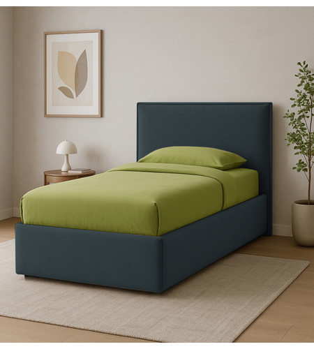 Letto singolo con contenitore