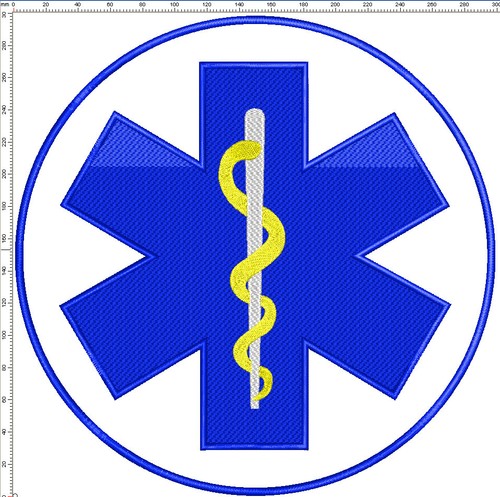 Patch ricamo toppa croce - toppa,