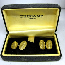 WRIST CUFFLINKS - GOLD METAL