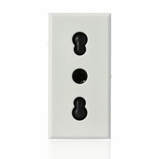 BTICINO HD4180 - Axolute bianca- presa bipasso 2P+T 10/16A