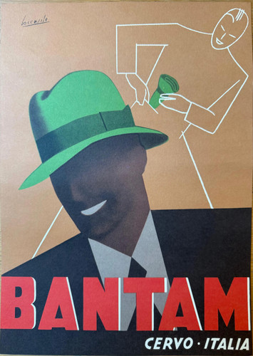 Boccasile gino bantam poster - bantam,