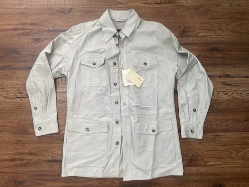 Giacca pelle traforata brioni - giacca,