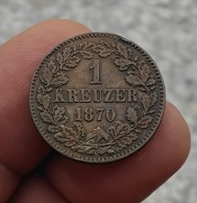 Austria Moneta 1 Kreuzer 1870 Baden 