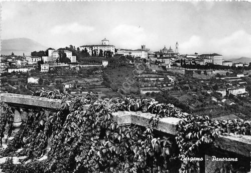 Cartolina bergamo panorama - cartolina,