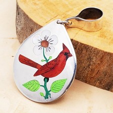 Ciondolo uccellino cardinale