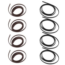  8 Pcs Corda in Cuoio Fatta Mano Braccialetto Di Cordoncino Piatto Pelle PU