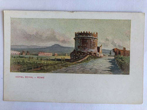 Cartolina pubblicitaria hotel - cartolina,