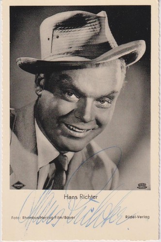 Hans richter autografo - hans,