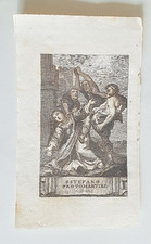 stampa incisione d'epoca da