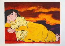 Domenico Cantatore - litografia numerata e firmata dall'artista