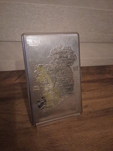 Vintage cigarette case silver - cigarette, case,