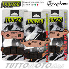 KIT 3 COPPIE PASTIGLIE KAWASAKI ZR7 S 750 1999-2003 SINTER ANTERIORE POSTERIORE