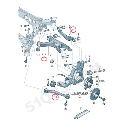 Kit braccetti comando - pz,