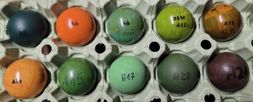 Palline minigolf b - da, b+m