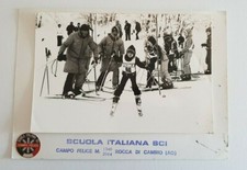 foto d'epoca scuola italiana sci campo felice rocca di cambio l'aquila anni '60