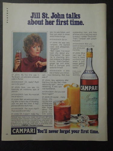 Pubblicità 1983 campari the - pubblicità,