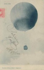 P0701 - SPAGNA España - CARTOLINA D'EPOCA AVIAZIONE - PALLONCINO da VIGO 1904