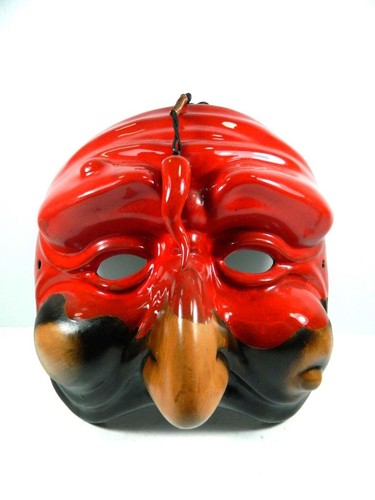 Maschera pulcinella cm - maschera, di