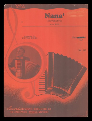Nana rizzi 1938 fisarmonica - rizzi,