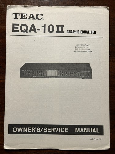 Teac eqa 10ii - teac, eqa-10ii