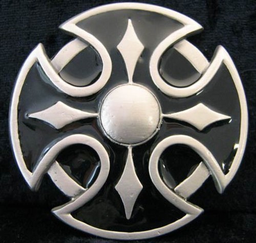 Fibbia con croce celtica - fibbia,