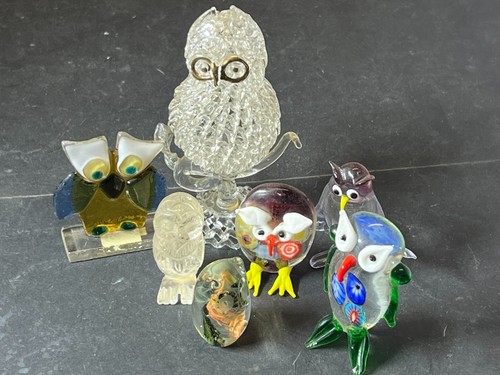 Set gufi in vetro - 7,