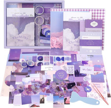 348 Pezzi Scrapbooking Kit Completo,  Vintage Adesivi Scrapbooking Con Journalin