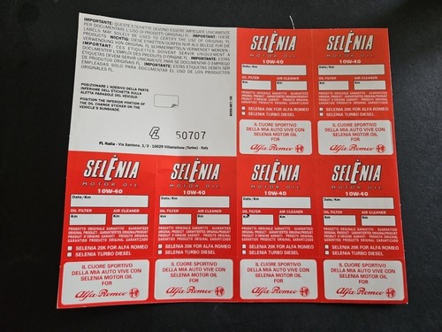 Selenia motor oil - oil, 10w-40