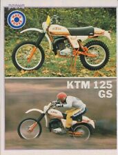advertising TEST MOTO KTM GS 125 1979  REGOLARITA EPOCA ENDURO VINTAGE SIX DAYS