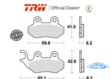 Kit pastiglie freno anteriore - kit,
