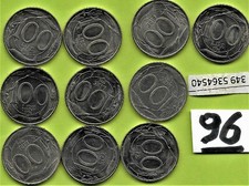 @lotto 10 monete 100 lire del 1996 italia repubblica circolate