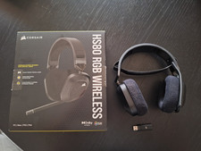 CORSAIR HS80 RGB WIRELESS Cuffie da Gioco Multipiattaforma - Dolby Atmos - Micro