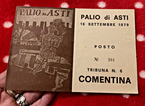 Biglietto palio asti - asti, 16