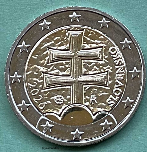 Slovacchia moneta euro - da, 2