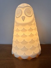 Lampada gufo Ikea Solbo luce notturna 9" asilo camera da letto bambino tavolo rete collegata