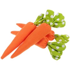 4 pezzi bambola carota carota giocattolo carota tessuto artificiale carota