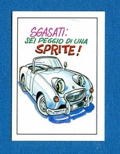 AUTO E MOTO IN CARICATURA -Edigamma- Figurina-Sticker n. 65 - SPRITE -New